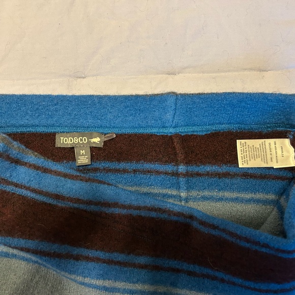 Toad & Co from Stitchfix NWOT SZ M Multicolor 100% Wool Skirt - Picture 4 of 6
